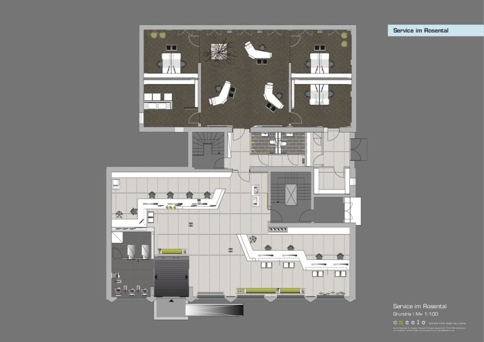 Kundenzentrum Grundriss