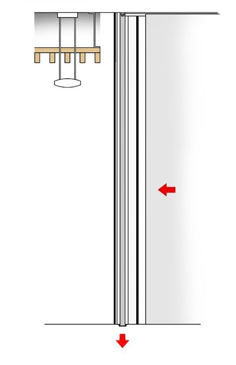 Schiebetürdetail