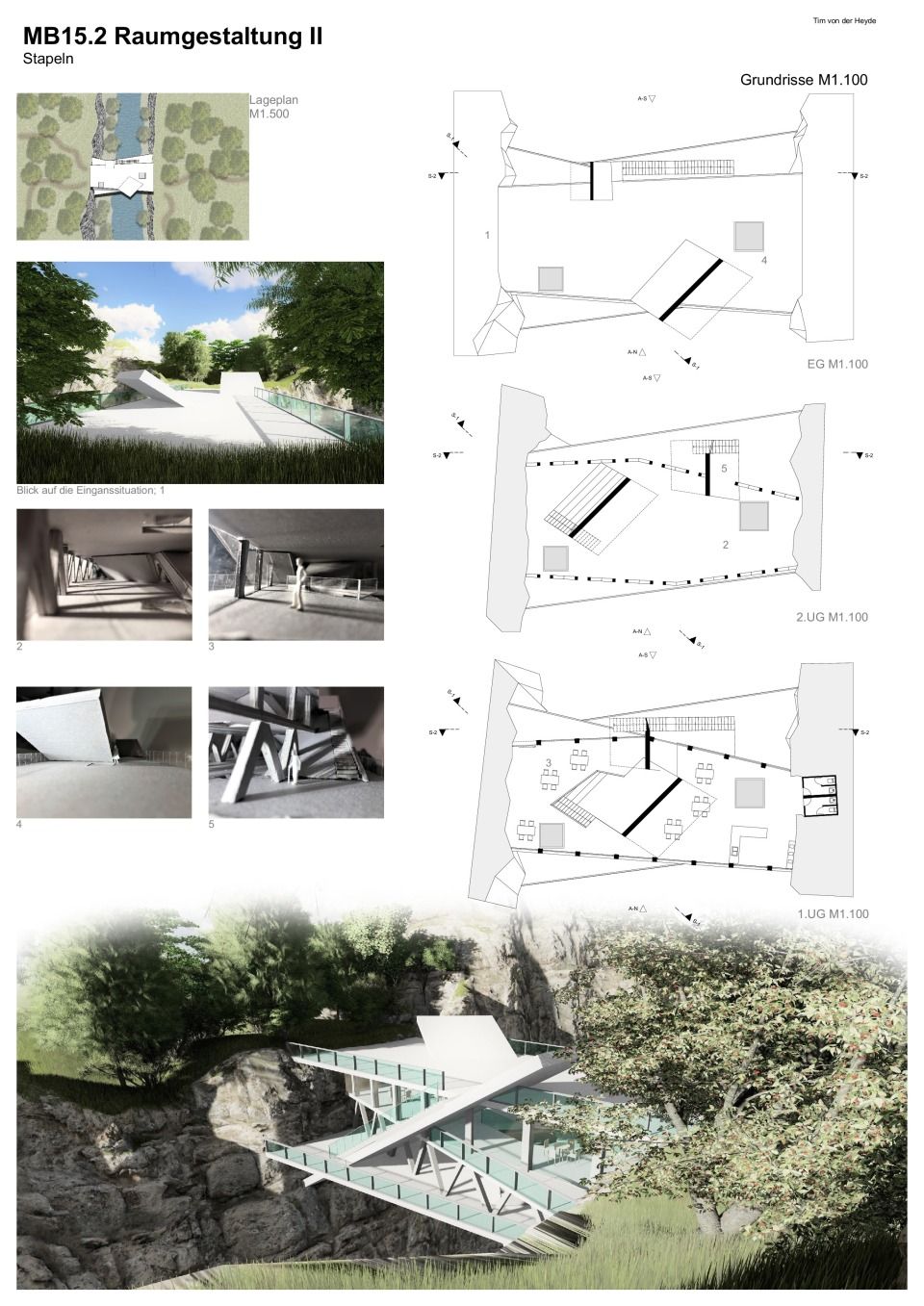 Grundrisse (mit Modellfotos und Visualisierungen)