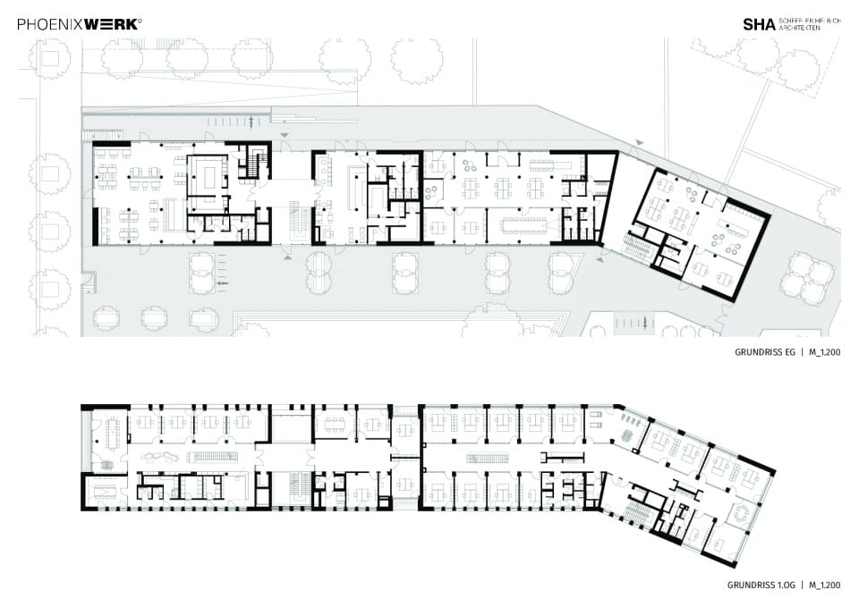 Grundriss EG und 1. OG