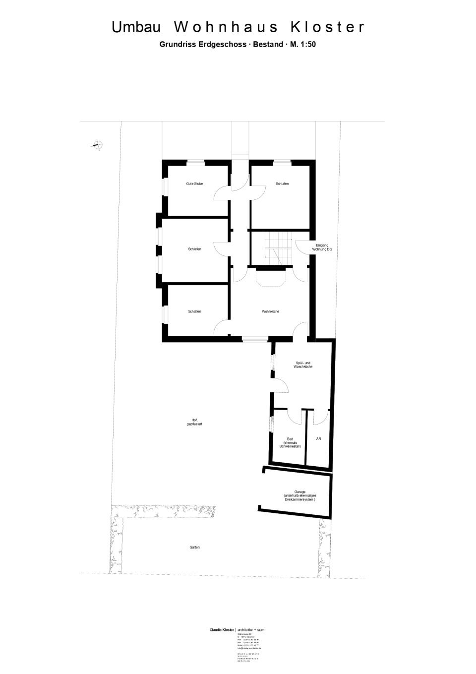 Grundriss EG Bestand