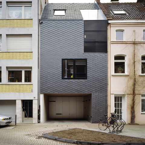 Schlegelstraße Köln - Ein Haus als fließender einziger Raum