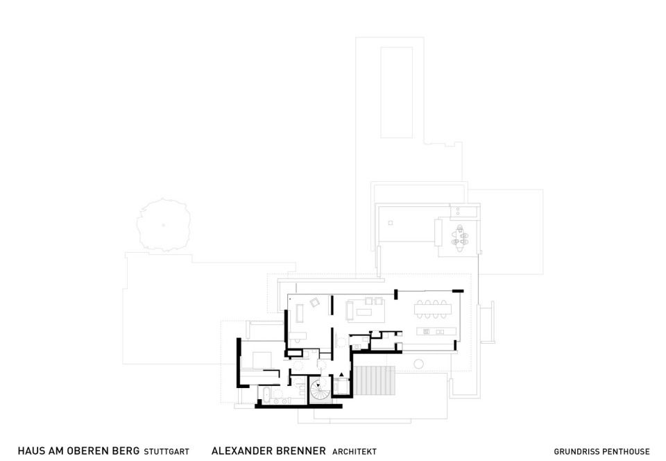 Grundriss Penthouse