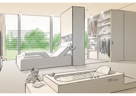 Probewohnapartment Entwurf