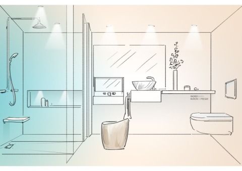 Apartment Badentwurf