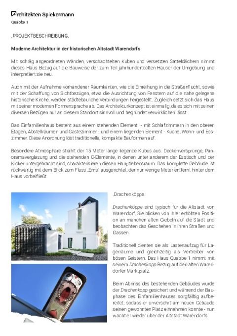 Projektbeschreibung