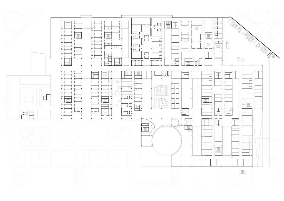 Kantonsspital Baden, Grundriss EG