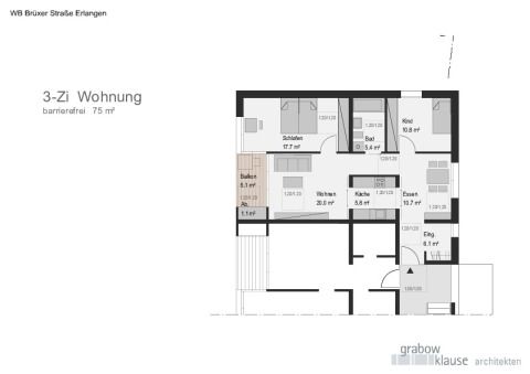 3-Zi Wohnung