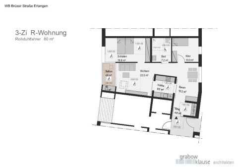 3-Zi R-Wohnung