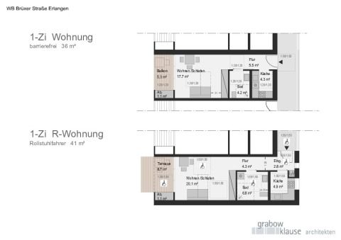 1-Zi Wohnung