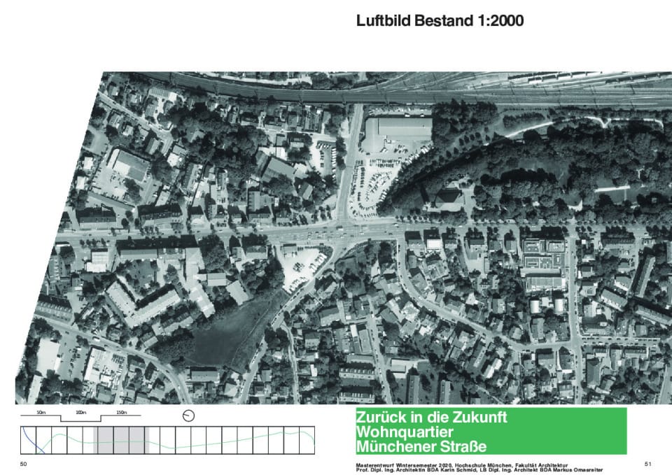 Luftbild Straßenverlauf Bestand
