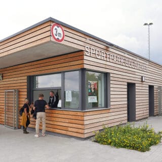 Funktionsgebäude Sportpark Goldäcker