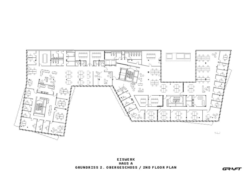 Eiswerk Haus A - Grundriss 1. Obergeschoss