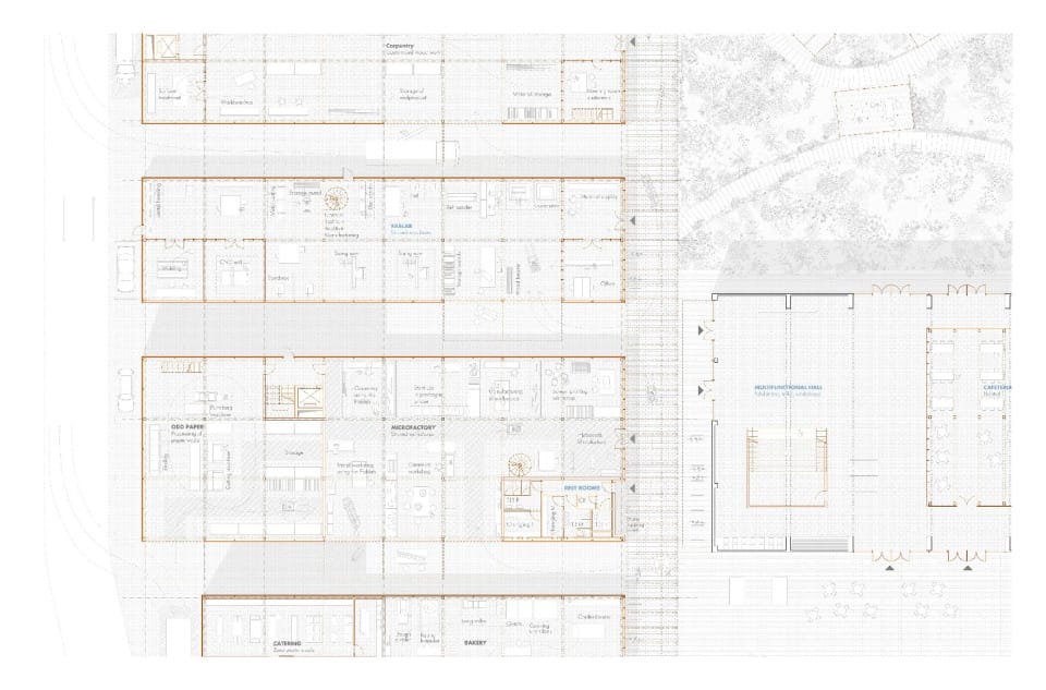 Grundriss Modulare Produktionshallen