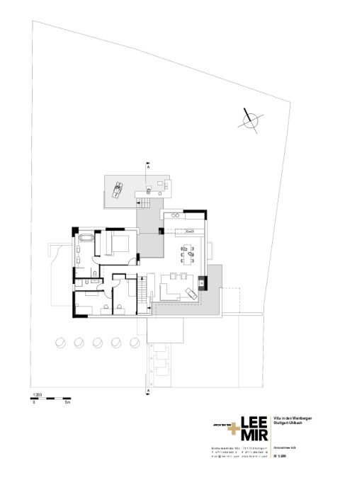 Grundriss EG Villa in den Weinbergen
