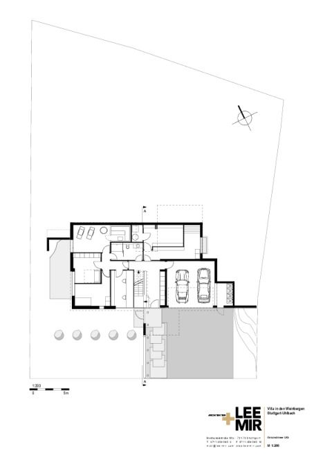 Grundriss UG Villa in den Weinbergen