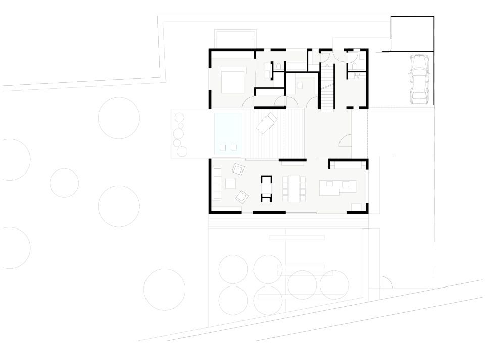 Plan Nr. 2 Grundriss Ebene 0