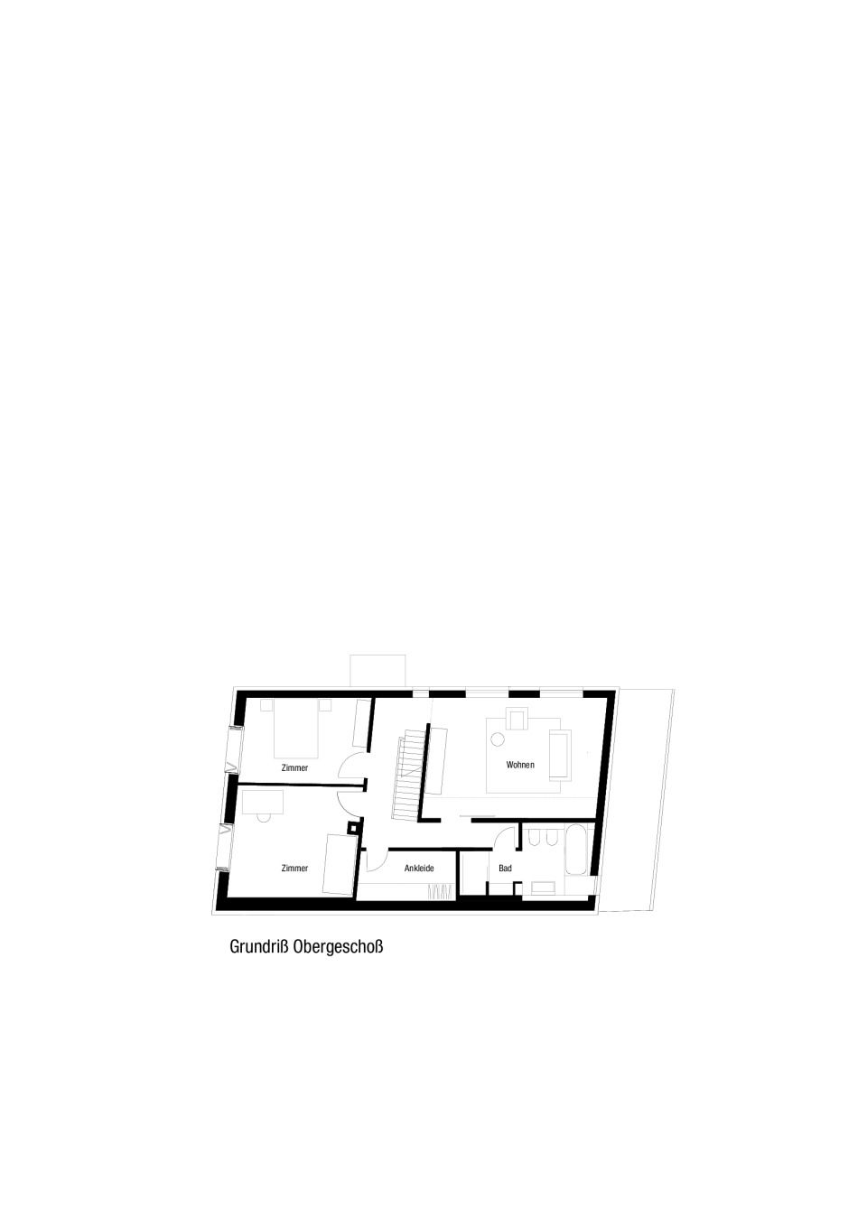 Grundriß Obergeschoß