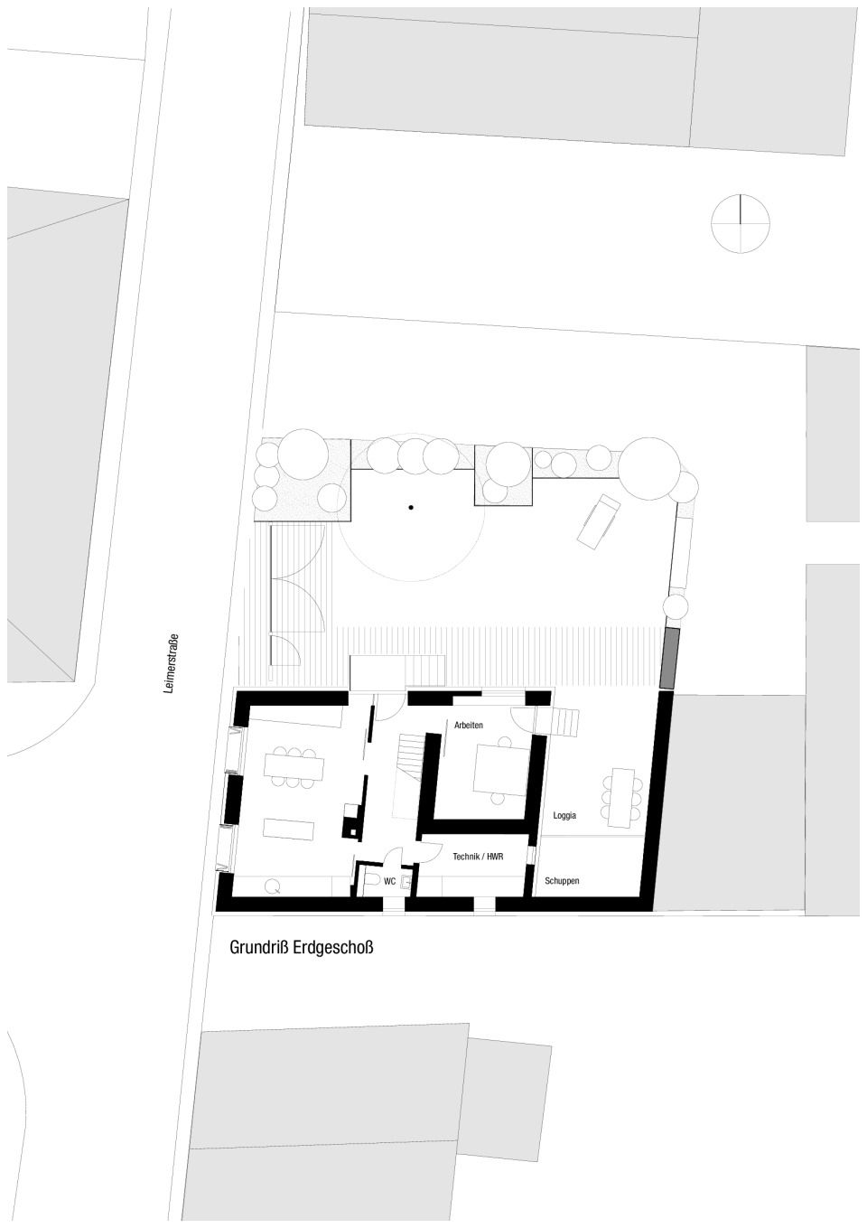 Grundriß Erdgeschoß