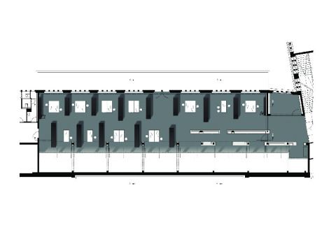 Grundriss Gruppenbüro