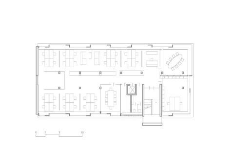 Grundriss Büro