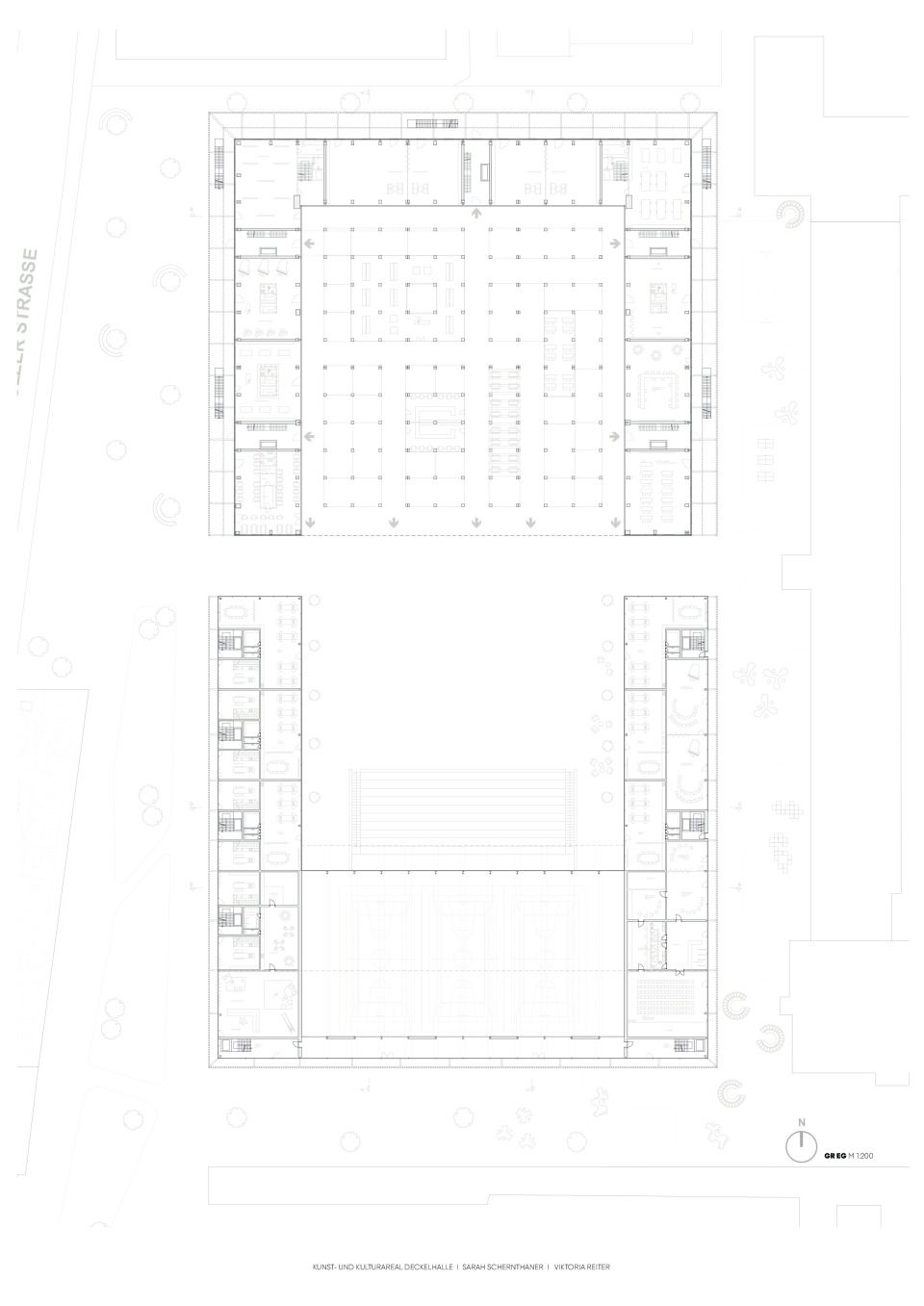 Deckelareal Grundriss EG