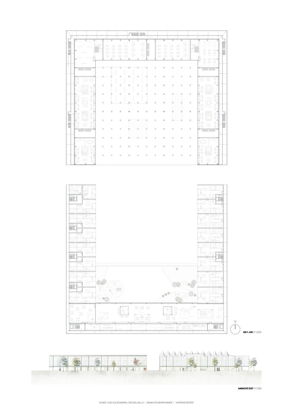Deckelareal Grundriss 1.OG