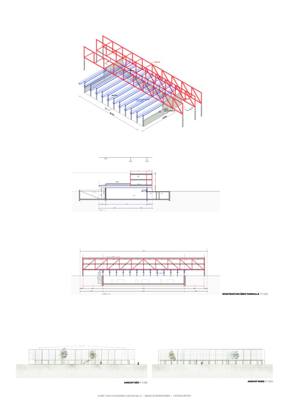 Deckelareal Konstruktion