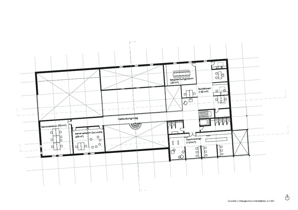 Stadtteillabor - Grundriss OG