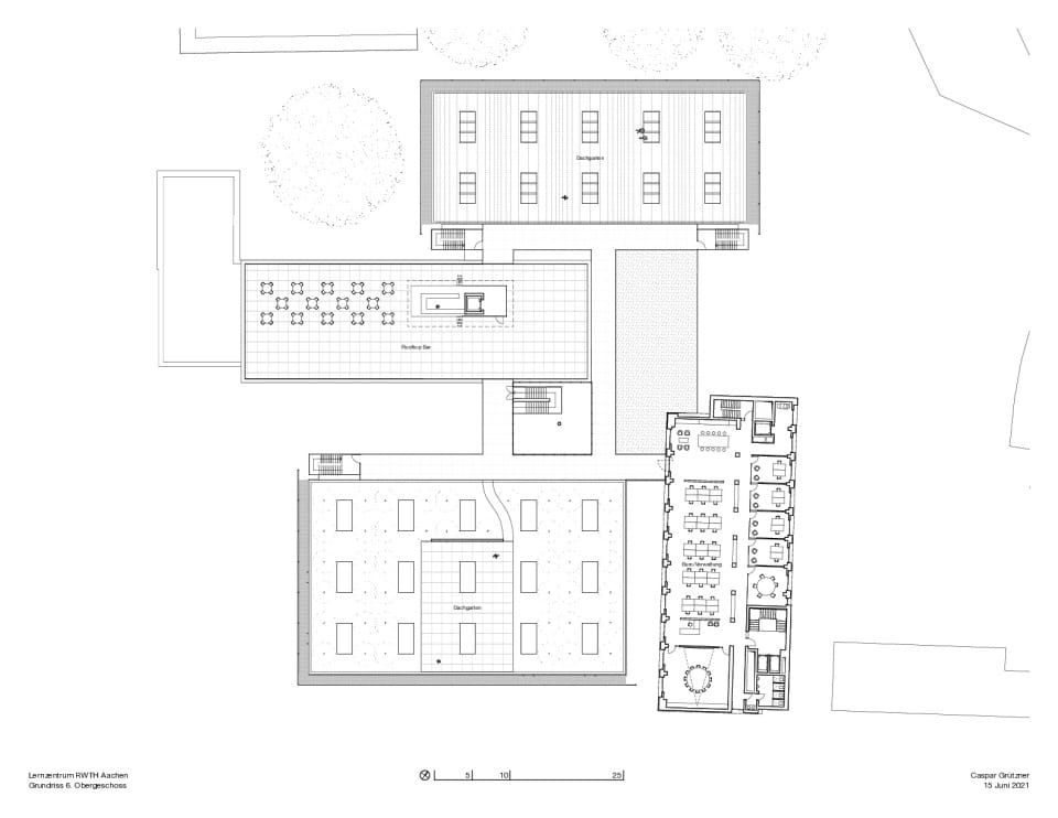 Grundriss 6. Obergeschoss