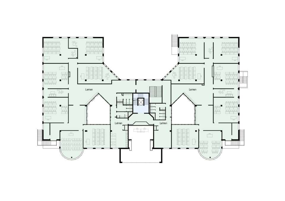 accadis International School - Grundriß 1. OG