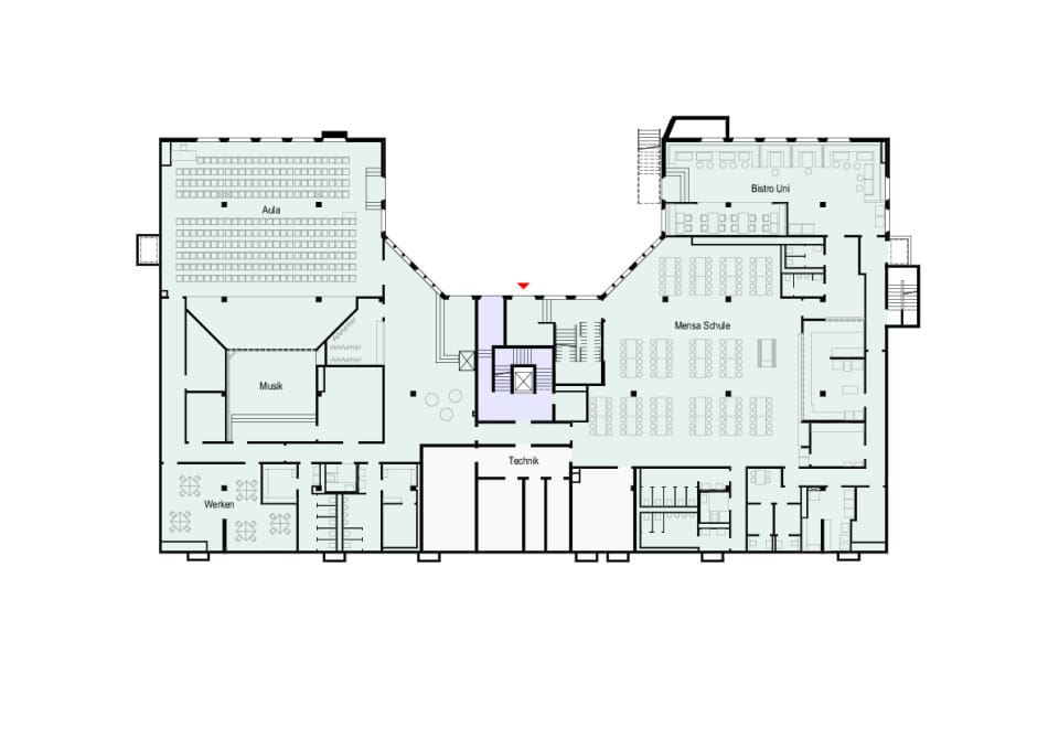 accadis International School - Grundriß UG