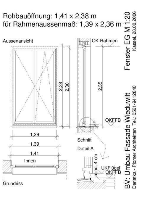 Detail Fenster Wohnraum