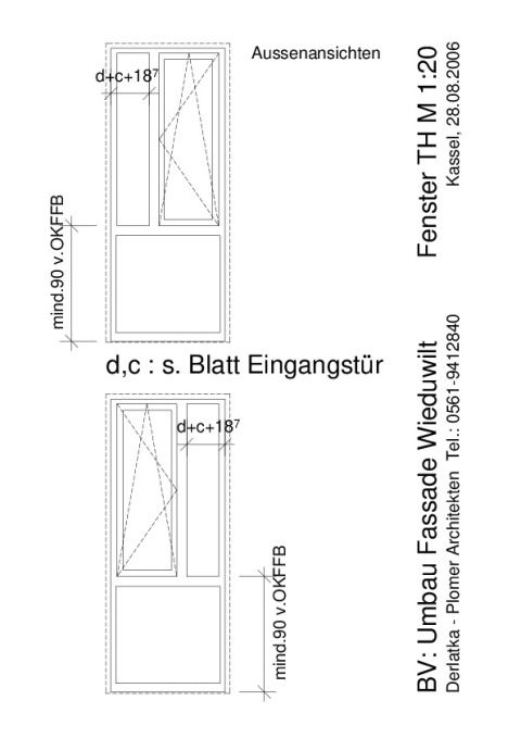 Detail Fenster TH