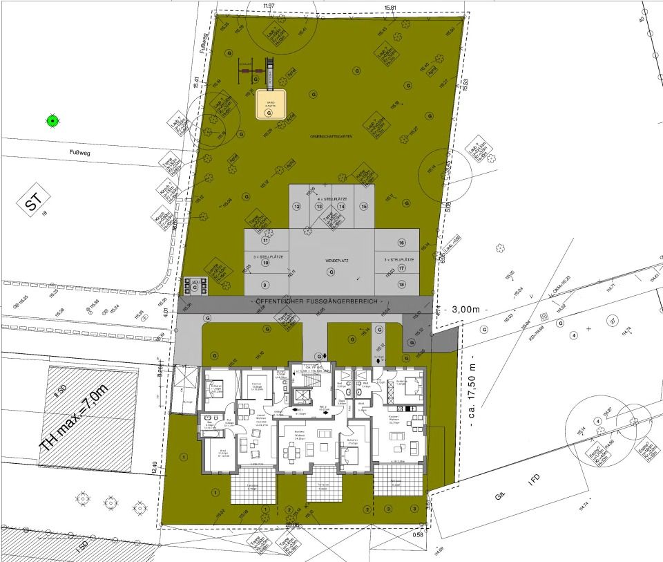Lageplan und Erdgeschoss