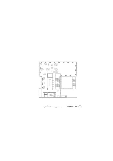 Grundriss 6. Obergeschoss