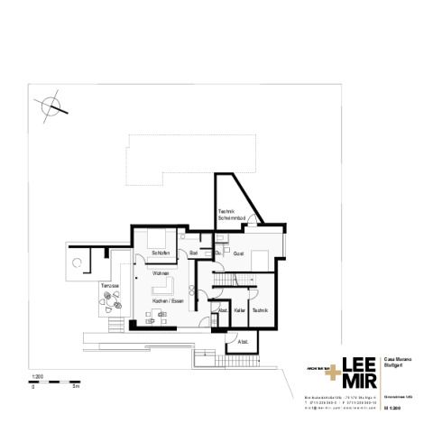 Grundriss UG Casa Murano