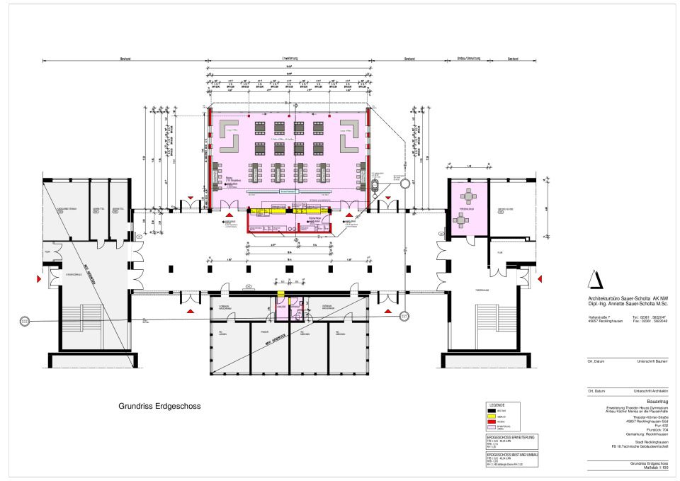 Erdgeschoss - Planung M 1:100