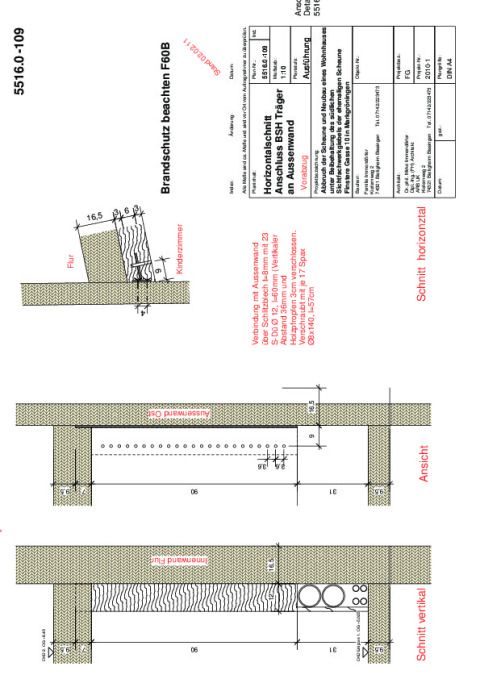 Detail BSH und Aussenwandanschluß