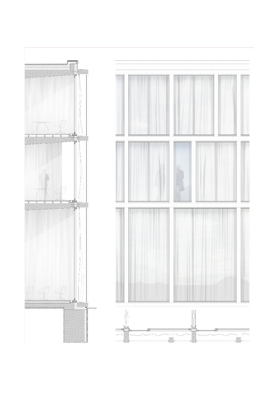 Detailschnitt und -ansicht