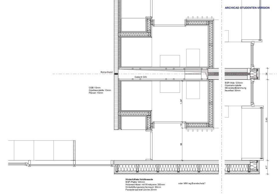 Detailgrundriss 1:20