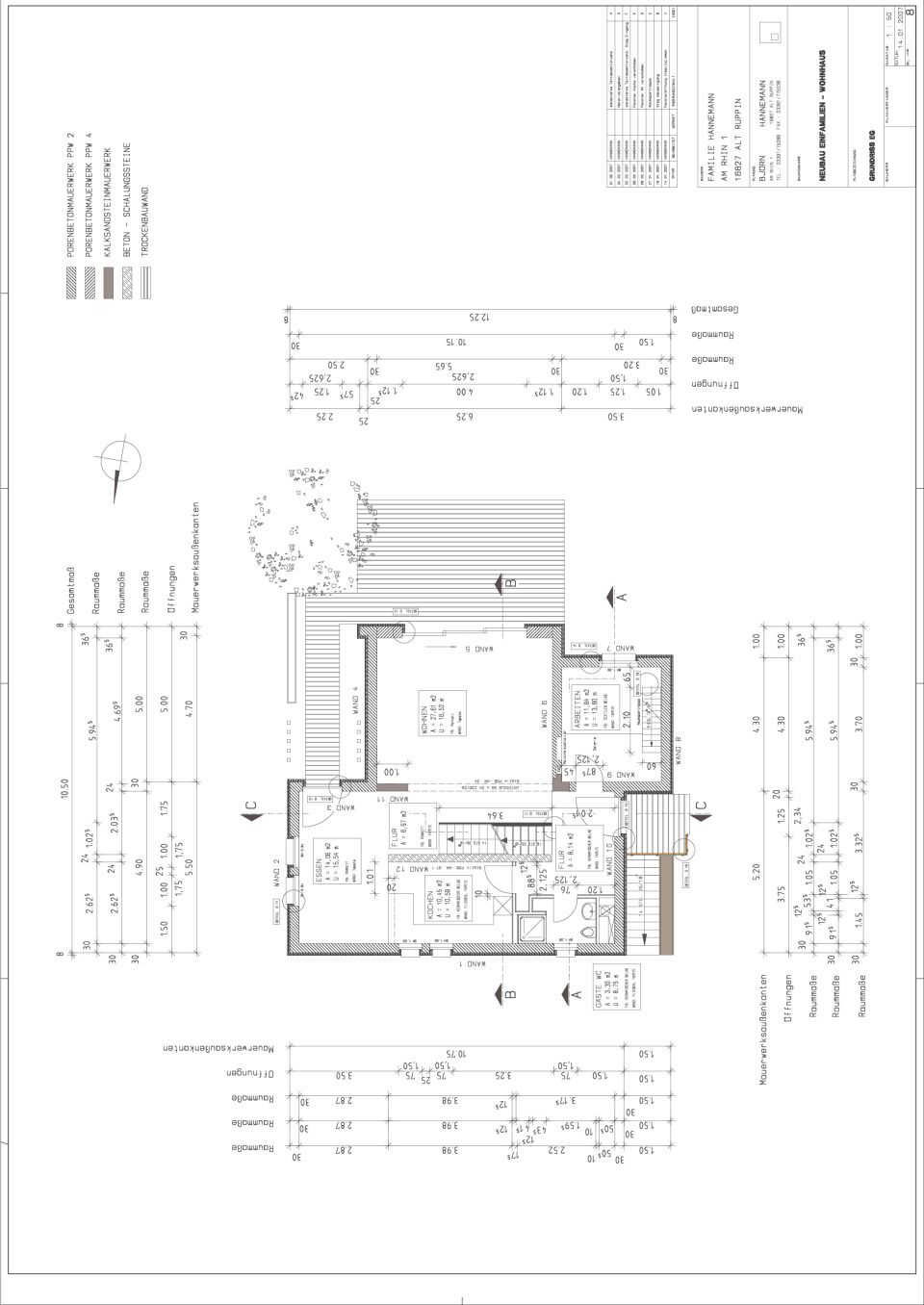 Grundriss Erdgeschoss (vollständiger AFU-Plan)