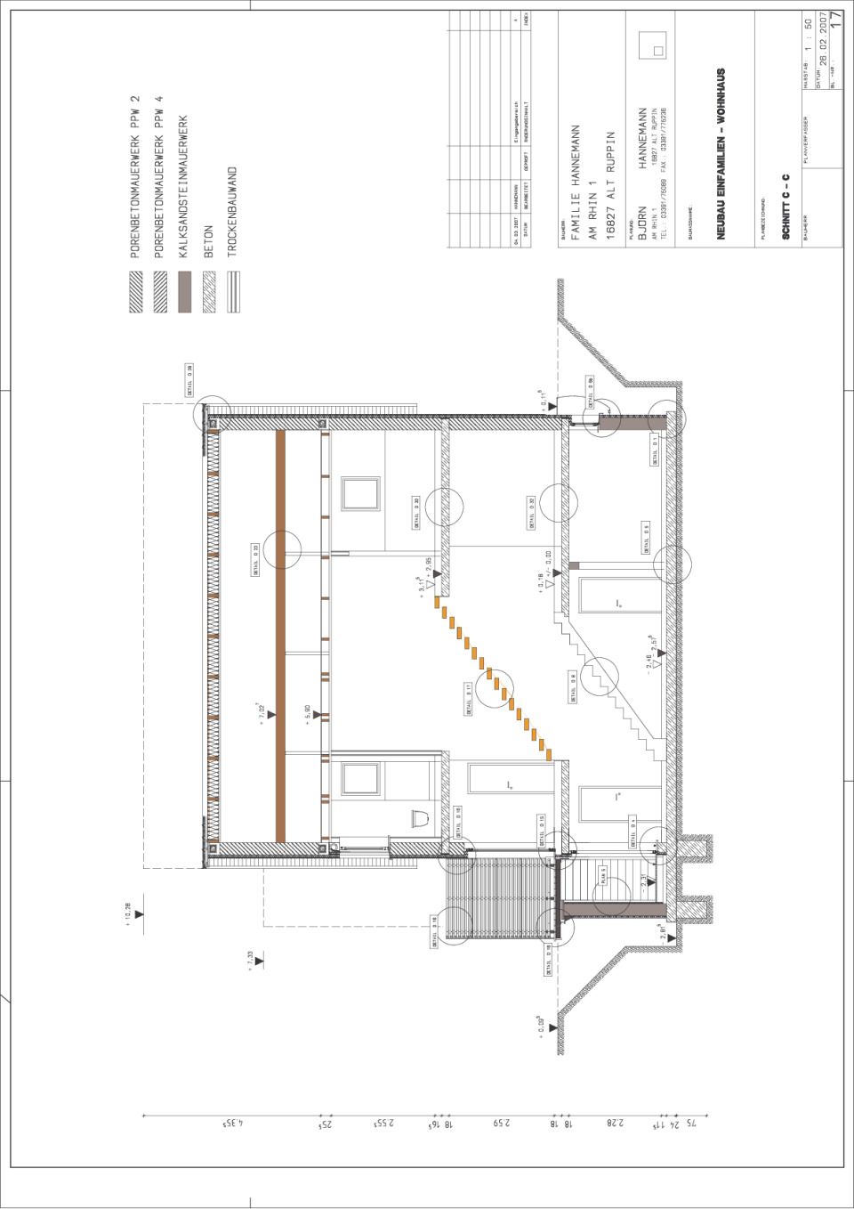 Schnitt C-C (vollständiger AFU-Plan)