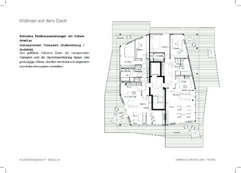 Grundriss Penthouse