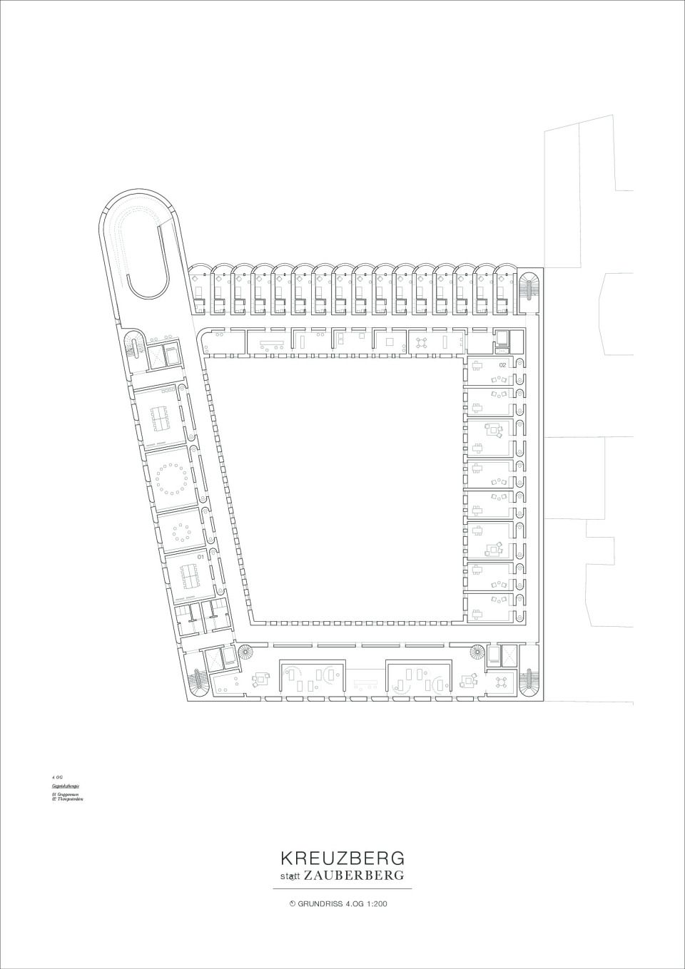 Grundriss 4. Obergeschoss