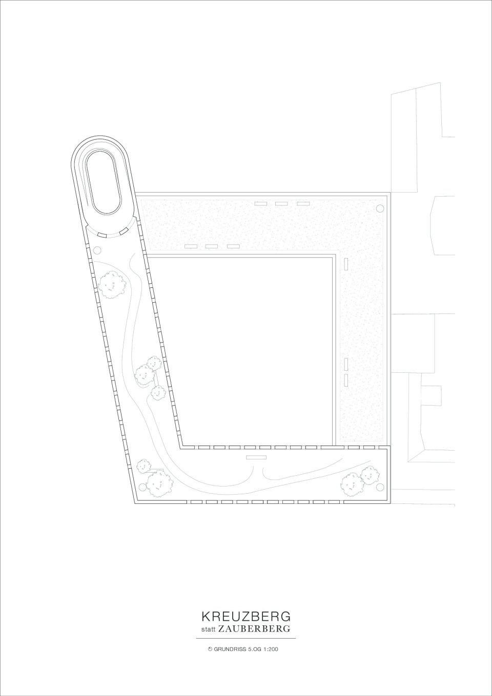 Grundriss Dachgarten