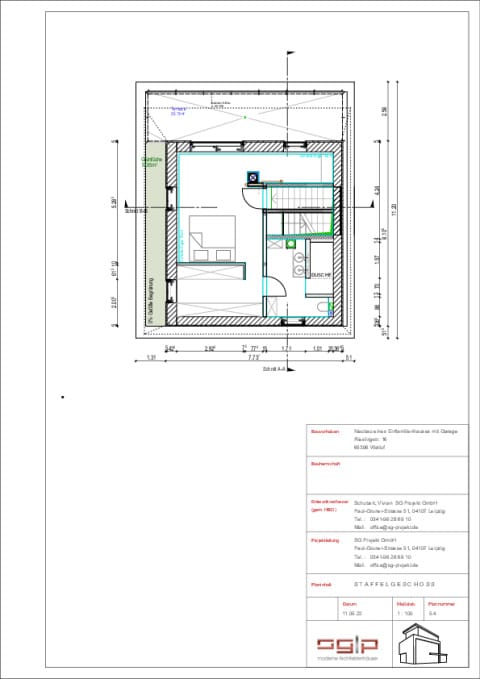 Grundriss Staffelgeschoß