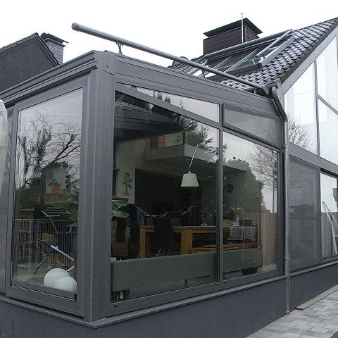 Anbau eines Wintergartens über 2 Etagen