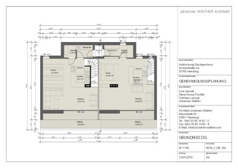 Grundriss Staffelgeschoss