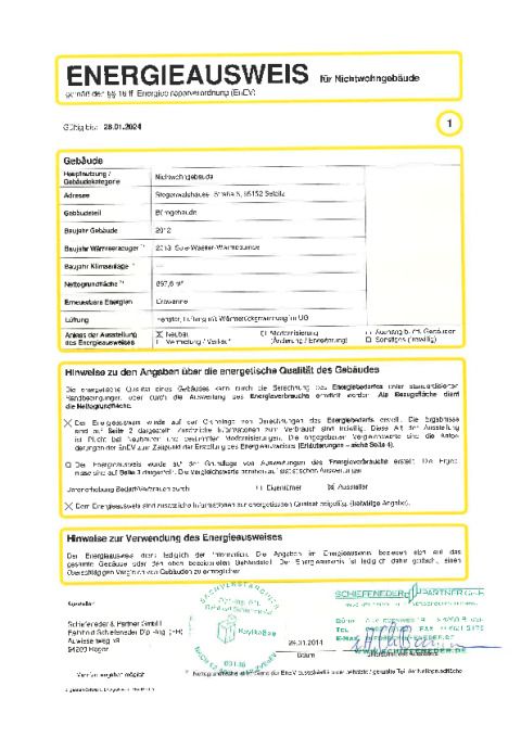Energieausweis